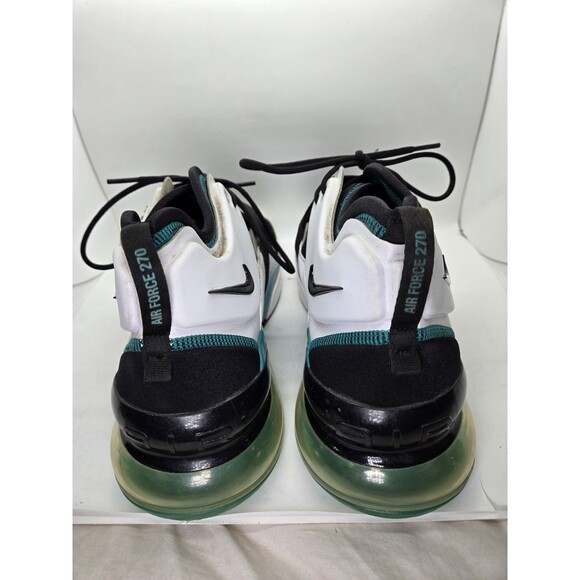 Nike Air Force 270 Command Force Shoes Mens 11.5 Black Running Athletic Sneakers